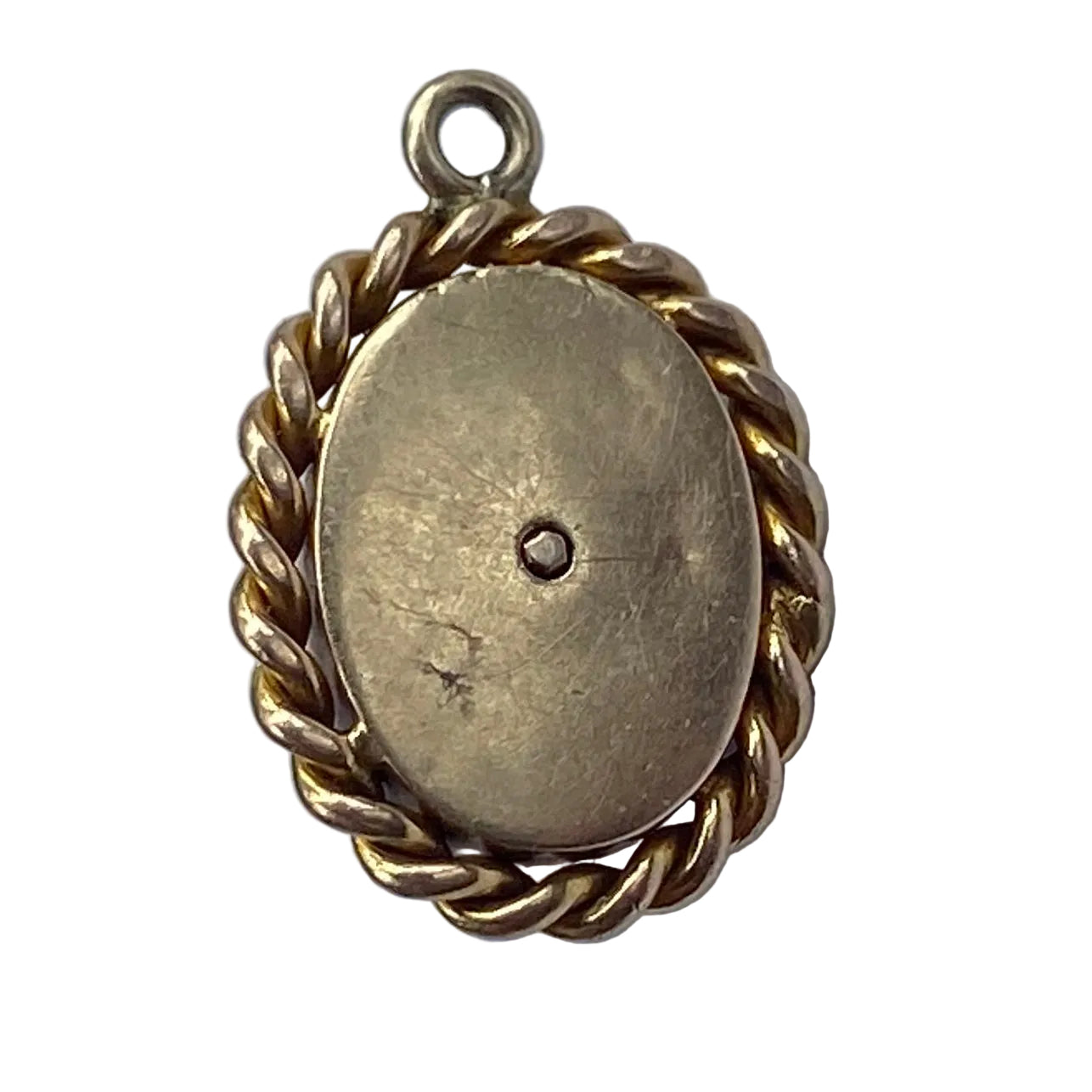 Victorian Garnet & Diamond Fly Pendent in 15ct Gold