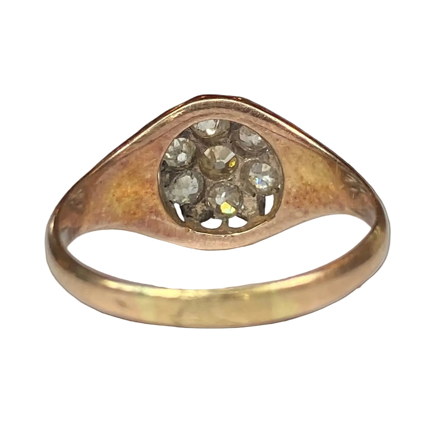 Victorian Diamond Cluster Ring in 18ct Gold