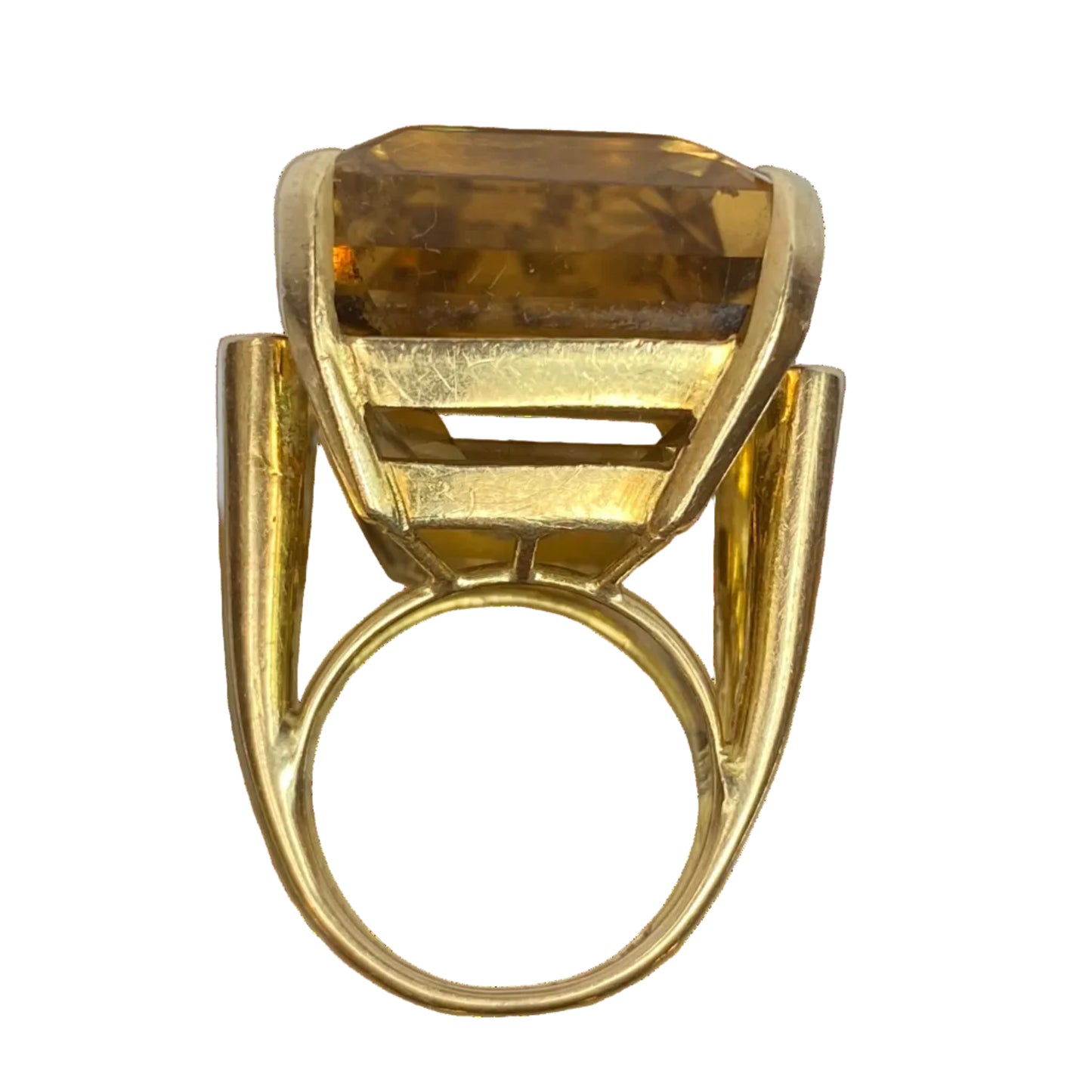 Vintage Citrine Ring in 14ct Gold