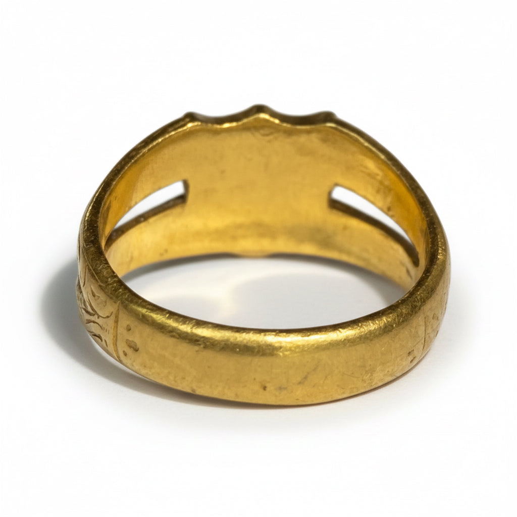 Victorian Shield Signet Ring in 22ct Gold
