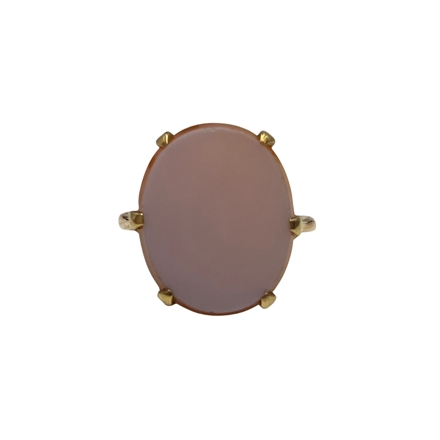 Victorian Agate Seal Ring in 9ct Yellow Gold