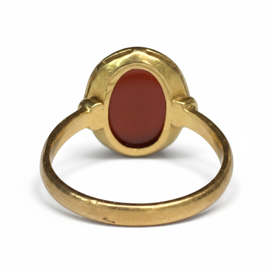 Victorian Carnelian Signet Ring in 22ct Gold