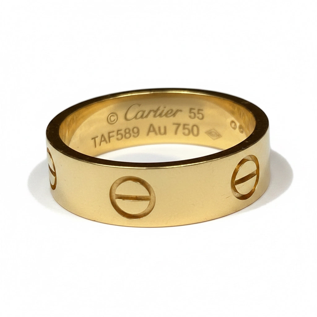 Vintage Cartier Love ring in 18ct Gold