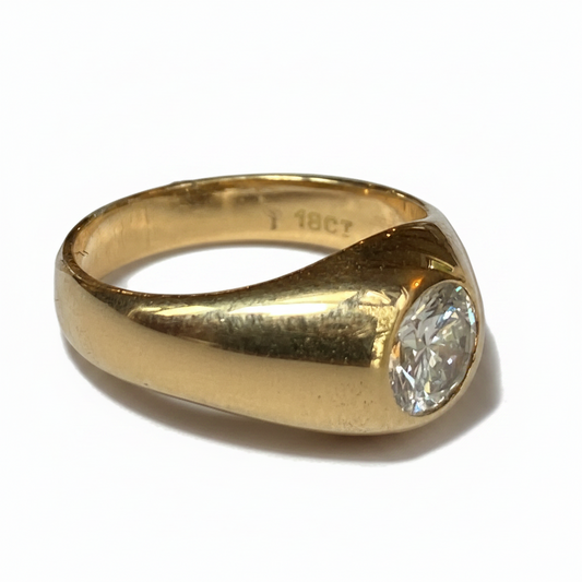 Art Deco Diamond Ring in 18ct Gold