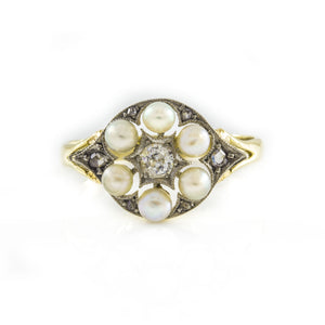 Pearls and Diamonds Ring