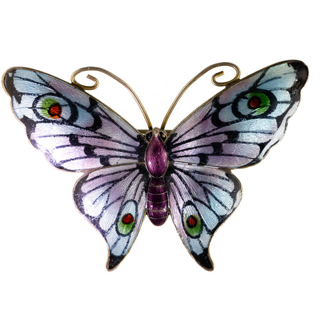 Edwardian Butterfly Brooch, Silver