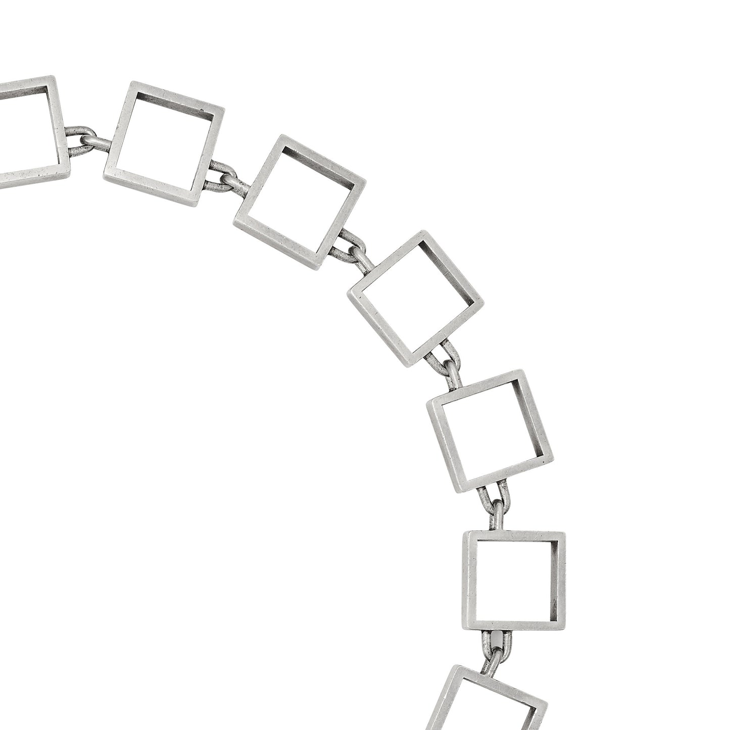 Danish Silver Necklace, Bracelet and Ring set 1969 Hans Hansen